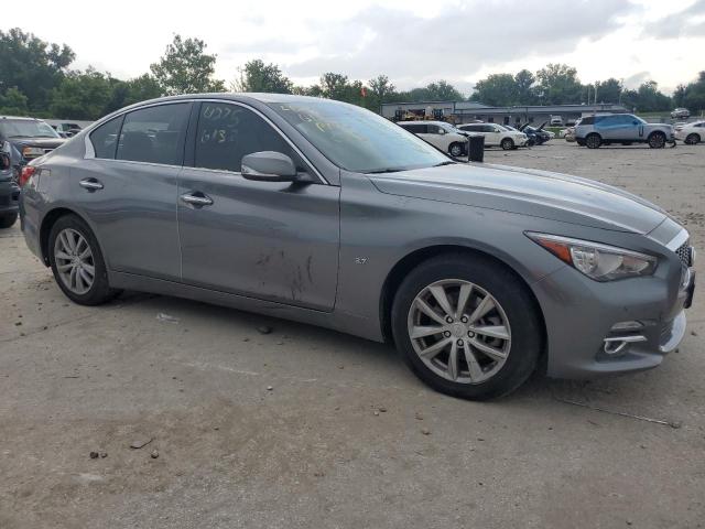 JN1BV7AR3FM415706 - 2015 INFINITI Q50 BASE ნაცრისფერი ფოტო 4