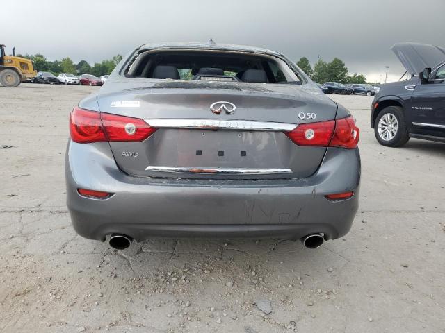 JN1BV7AR3FM415706 - 2015 INFINITI Q50 BASE ნაცრისფერი ფოტო 6