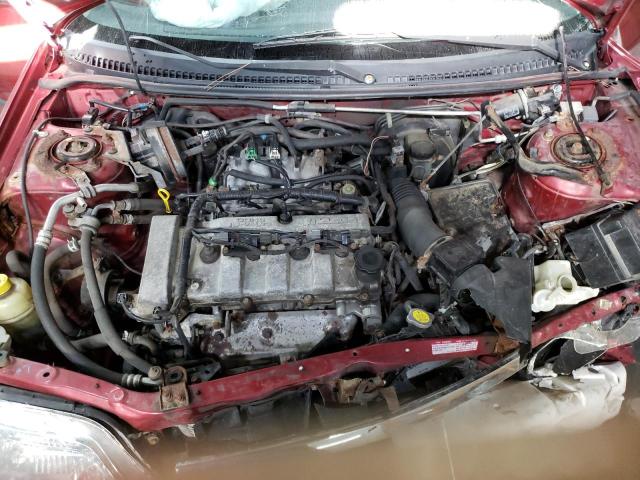 JM1BJ226421570552 - 2002 MAZDA PROTEGE DX RED photo 11