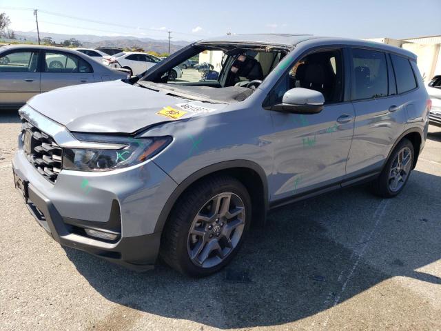 5FNYF7H56NB004511 - 2022 HONDA PASSPORT EXL رمادي صورة 1