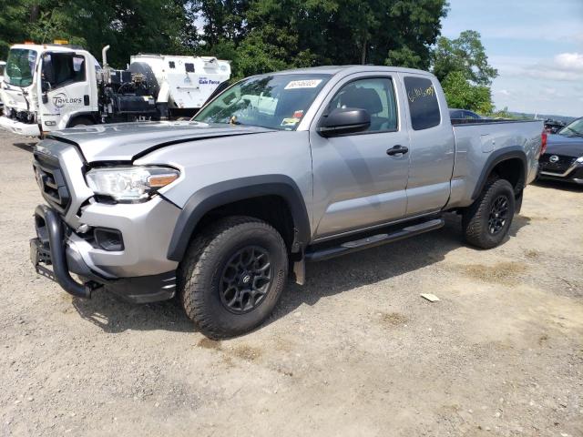 3TYSZ5ANXLT006268 - 2020 TOYOTA TACOMA ACCESS CAB ვერცხლისფერი ფოტო 1