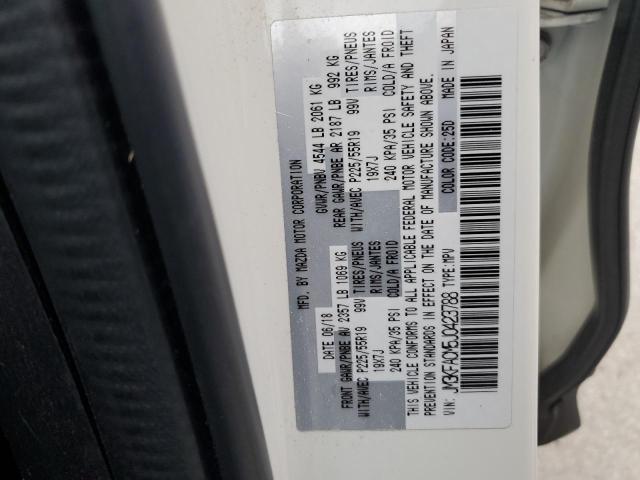 JM3KFACM5J0423788 - 2018 MAZDA CX-5 TOURING თეთრი ფოტო 13