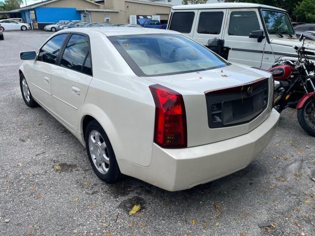 1G6DM57N730147685 - 2003 CADILLAC CTS WHITE photo 3