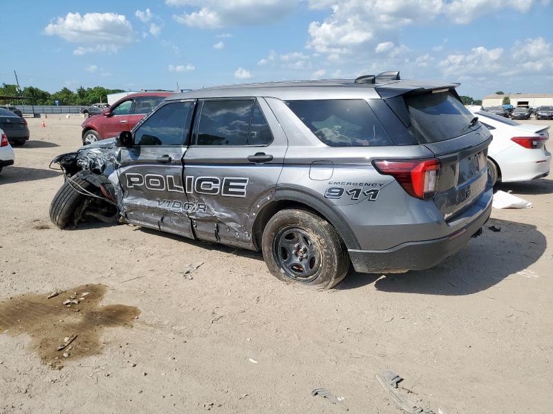 1FM5K8AC2SGA32610 - 2025 FORD EXPLORER POLICE INTERCEPTOR Gris foto 2