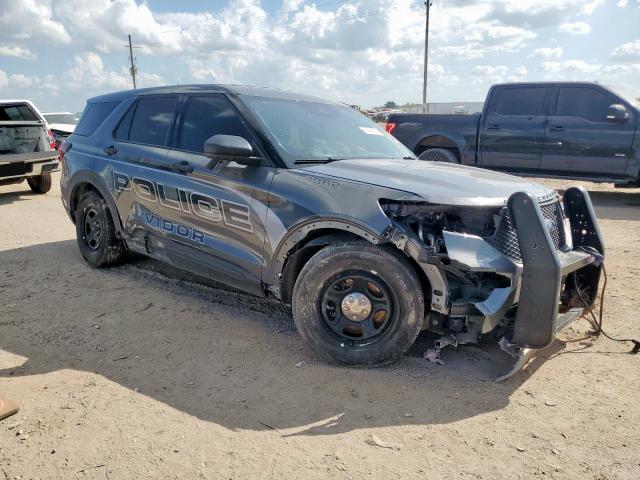 1FM5K8AC2SGA32610 - 2025 FORD EXPLORER POLICE INTERCEPTOR Gris foto 4