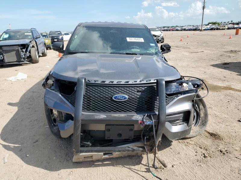 1FM5K8AC2SGA32610 - 2025 FORD EXPLORER POLICE INTERCEPTOR Gris foto 5