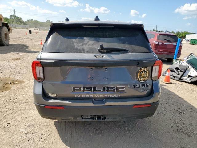 1FM5K8AC2SGA32610 - 2025 FORD EXPLORER POLICE INTERCEPTOR Gris foto 6