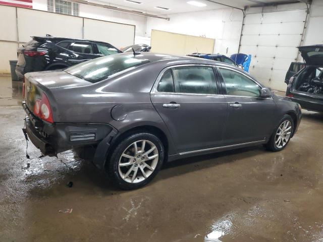 1G1ZE5EB4A4113937 - 2010 CHEVROLET MALIBU LTZ ნაცრისფერი ფოტო 3