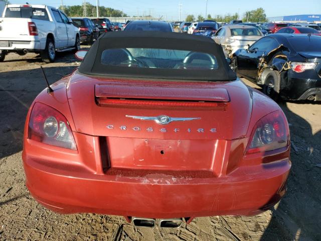 1C3AN65L75X047329 - 2005 CHRYSLER CROSSFIRE LIMITED RED photo 6