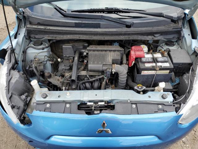 ML32A4HJ5EH022145 - 2014 MITSUBISHI MIRAGE ES BLUE photo 11