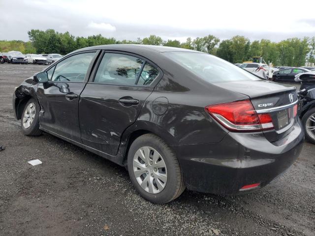 2HGFB2F51EH513801 - 2014 HONDA CIVIC LX BROWN photo 2