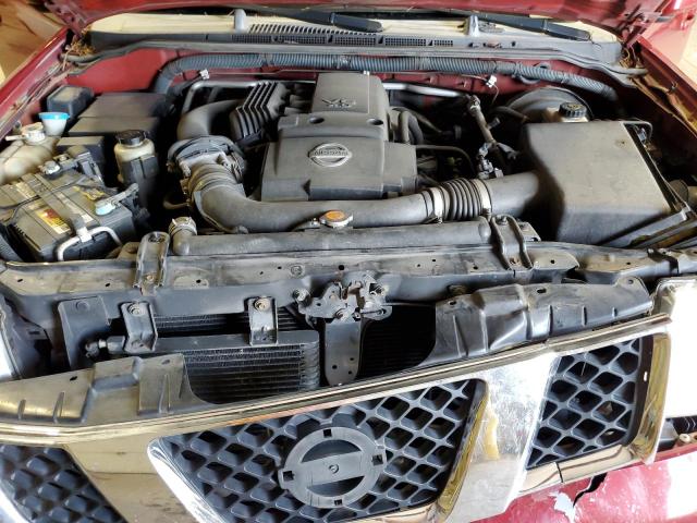 5N1AR18W26C652954 - 2006 NISSAN PATHFINDER LE მუქწითელი ფოტო 11