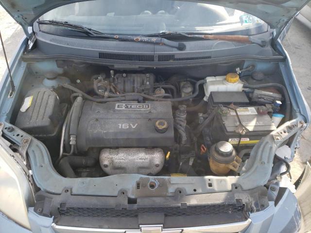 KL1TD56627B109141 - 2007 CHEVROLET AVEO BASE Mavi foto 11