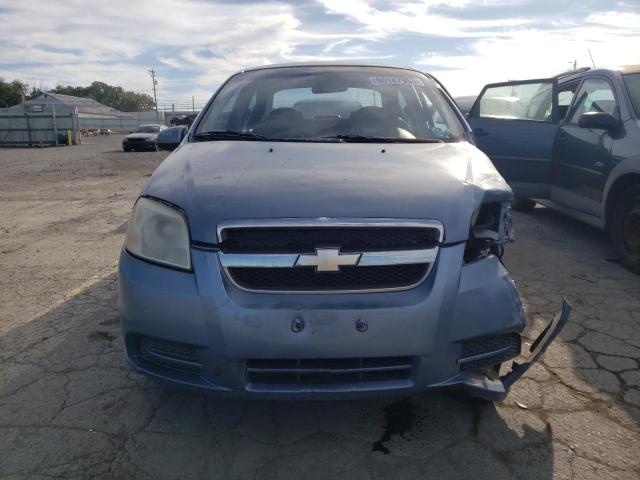 KL1TD56627B109141 - 2007 CHEVROLET AVEO BASE Mavi foto 5