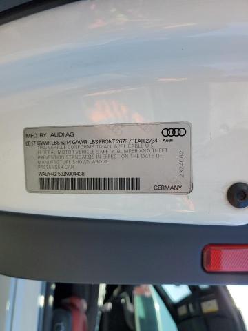 WAUY4GF59JN004438 - 2018 AUDI S5 PREMIUM PLUS თეთრი ფოტო 12