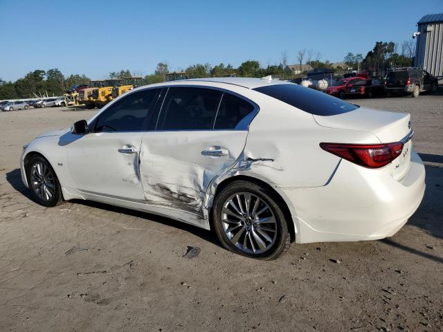 JN1EV7AR4JM430785 - 2018 INFINITI Q50 LUXE WHITE photo 2