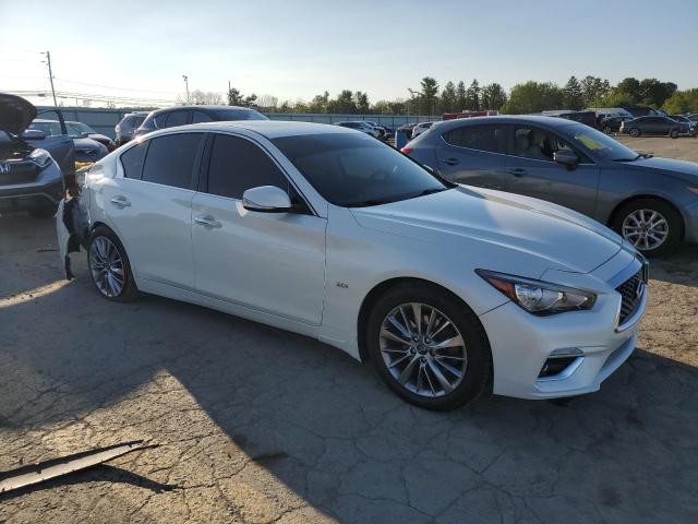 JN1EV7AR4JM430785 - 2018 INFINITI Q50 LUXE WHITE photo 4