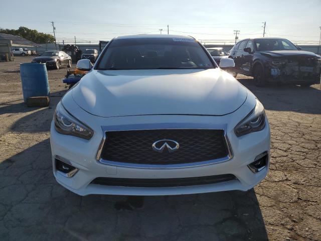 JN1EV7AR4JM430785 - 2018 INFINITI Q50 LUXE WHITE photo 5