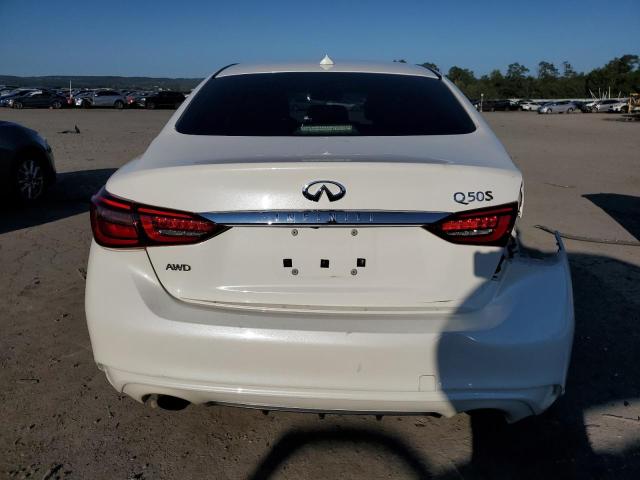 JN1EV7AR4JM430785 - 2018 INFINITI Q50 LUXE WHITE photo 6