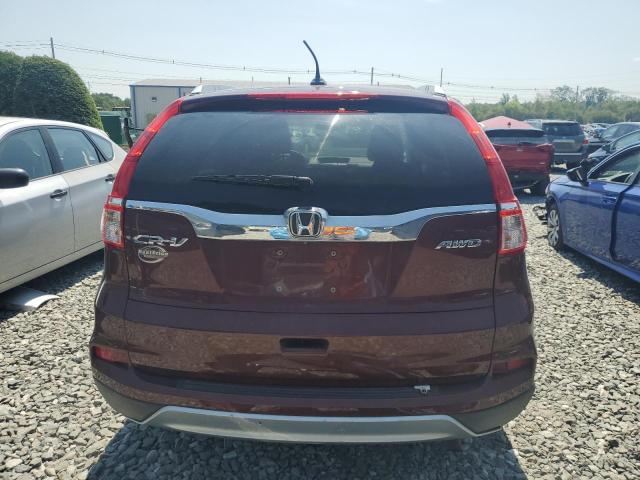 5J6RM4H77GL045427 - 2016 HONDA CR-V EXL BURGUNDY photo 6