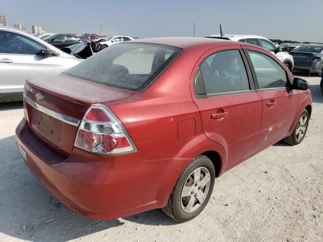 KL1TD5DEXAB099847 - 2010 CHEVROLET AVEO LS BURGUNDY photo 3