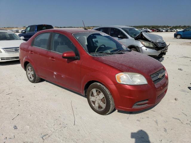 KL1TD5DEXAB099847 - 2010 CHEVROLET AVEO LS 勃艮第红 照片 4