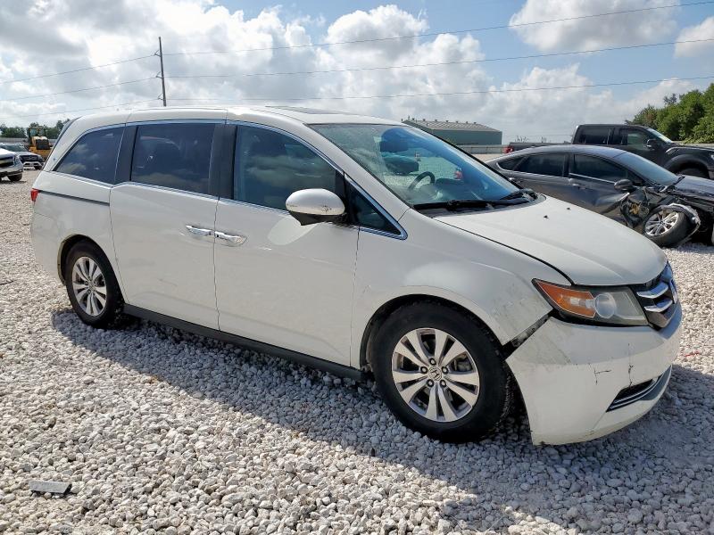 5FNRL5H6XFB037393 - 2015 HONDA ODYSSEY EXL WHITE photo 4