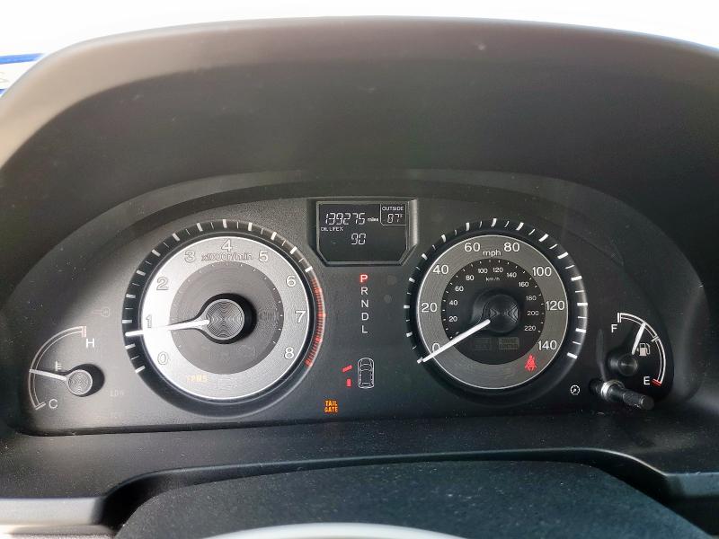 5FNRL5H6XFB037393 - 2015 HONDA ODYSSEY EXL WHITE photo 9