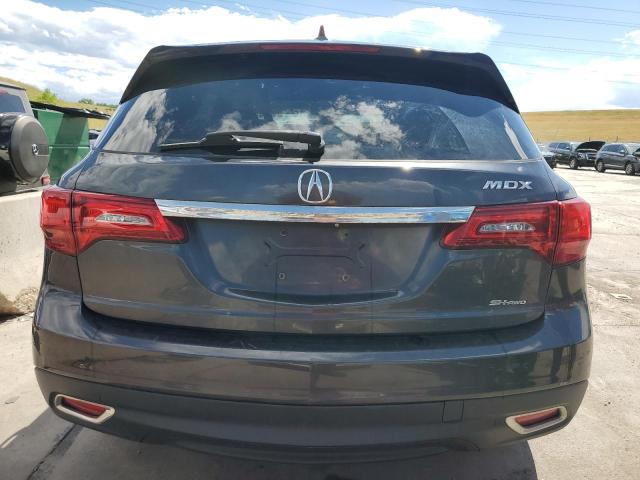 5FRYD4H45GB044530 - 2016 ACURA MDX TECHNOLOGY GRAY photo 6