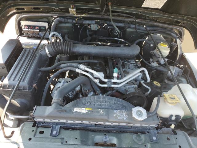 1J4FA39S46P780088 - 2006 JEEP WRANGLER X მწვანე ფოტო 11