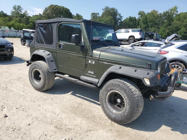 1J4FA39S46P780088 - 2006 JEEP WRANGLER X მწვანე ფოტო 4