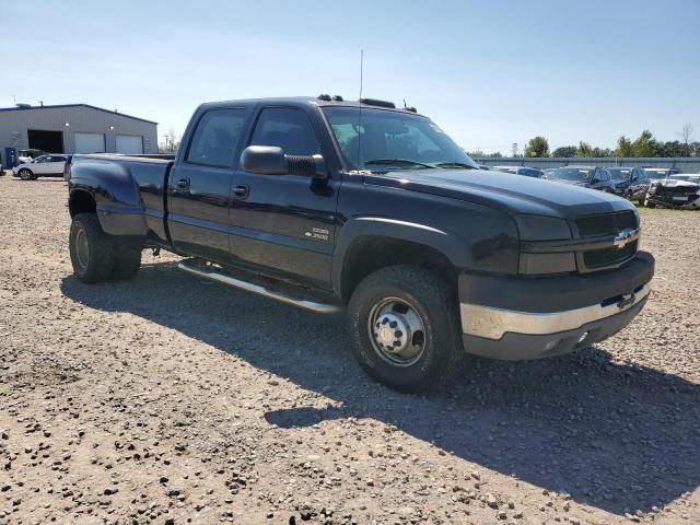 1GCJK33234F267021 - 2004 CHEVROLET SILVERADO K3500 BLACK photo 4