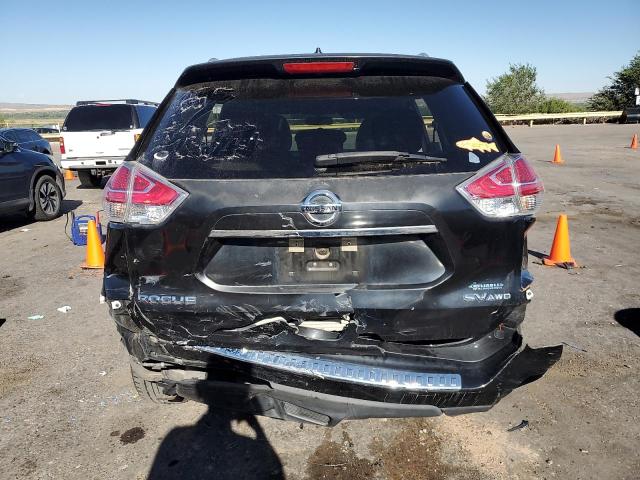 KNMAT2MV5GP713328 - 2016 NISSAN ROGUE S BLACK photo 6