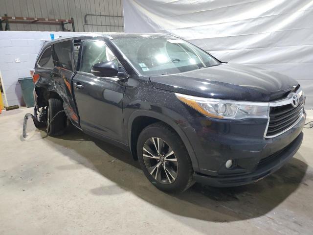 5TDJKRFH2GS234891 - 2016 TOYOTA HIGHLANDER XLE Negro foto 4