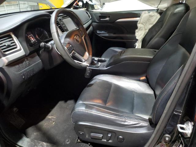 5TDJKRFH2GS234891 - 2016 TOYOTA HIGHLANDER XLE Negro foto 7