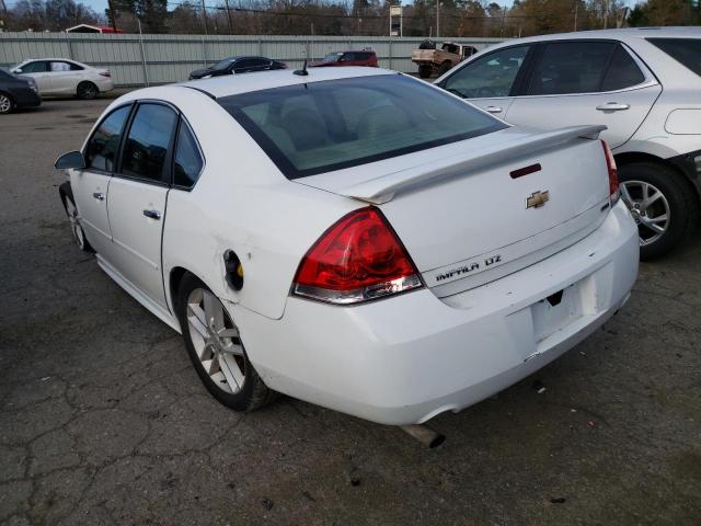 2G1WC5E37E1183726 - 2014 CHEVROLET IMPALA LIM LTZ WHITE photo 3