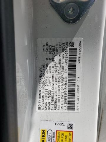 2HGFE2F54RH561399 - 2024 HONDA CIVIC SPORT WHITE photo 12