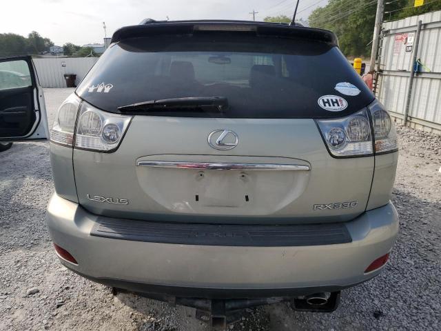 2T2HA31U86C100344 - 2006 LEXUS RX 330 SILVER photo 6