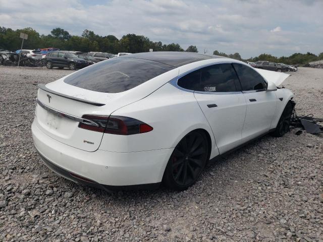5YJSA1H15EFP31850 - 2014 TESLA MODEL S Սպիտակ լուսանկար 3