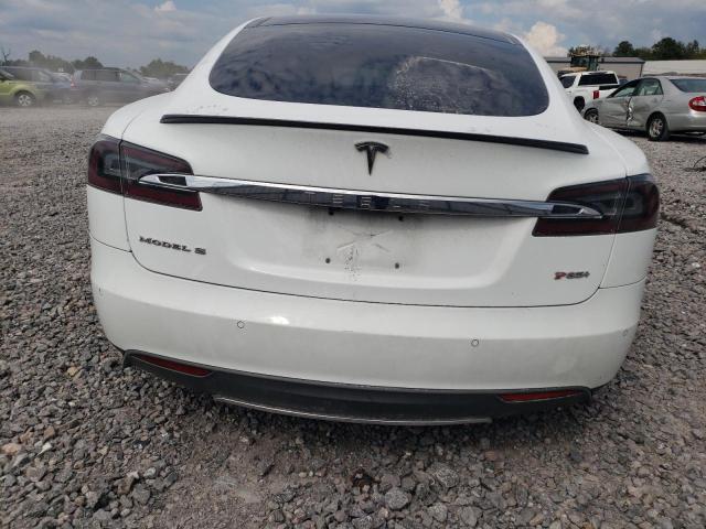 5YJSA1H15EFP31850 - 2014 TESLA MODEL S Սպիտակ լուսանկար 6