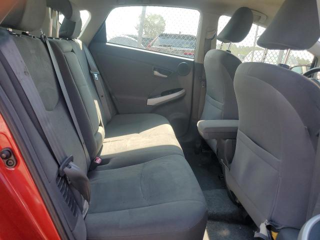 JTDKN3DU4B1456718 - 2011 TOYOTA PRIUS წითელი ფოტო 10