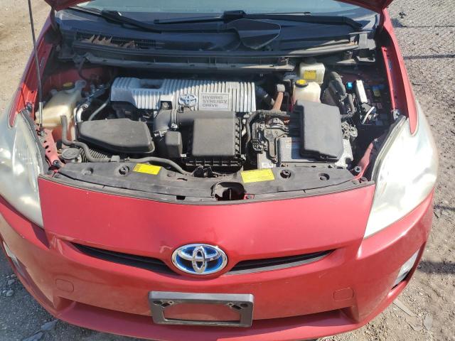 JTDKN3DU4B1456718 - 2011 TOYOTA PRIUS წითელი ფოტო 11