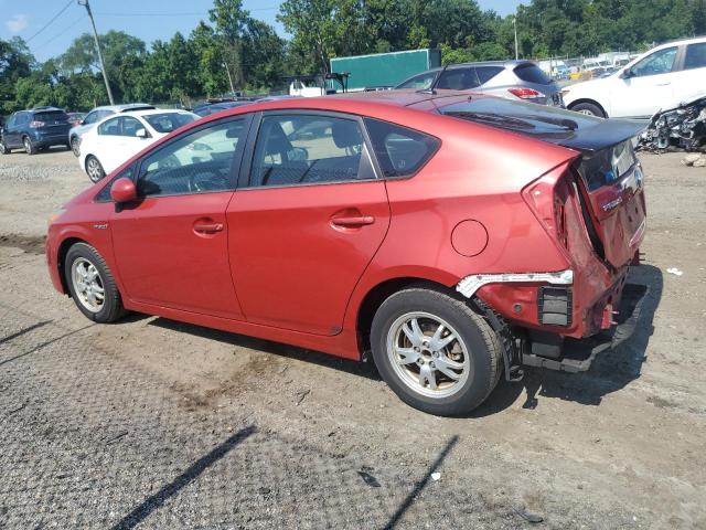 JTDKN3DU4B1456718 - 2011 TOYOTA PRIUS წითელი ფოტო 2