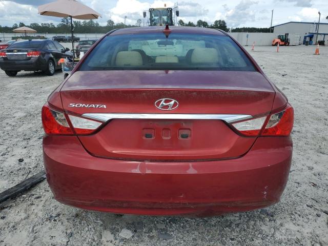 5NPEB4ACXBH006040 - 2011 HYUNDAI SONATA GLS RED photo 6