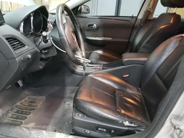 1G1ZE5EB3AF309274 - 2010 CHEVROLET MALIBU LTZ ვერცხლისფერი ფოტო 7