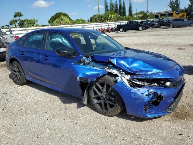 2HGFE2F54PH541909 - 2023 HONDA CIVIC SPORT ლურჯი ფოტო 4