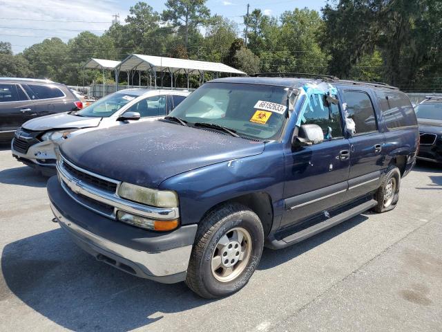 3GNEC16T51G168645 - 2001 CHEVROLET SUBURBAN C1500 BLUE photo 1