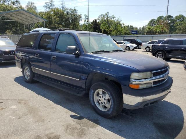 3GNEC16T51G168645 - 2001 CHEVROLET SUBURBAN C1500 BLUE photo 4