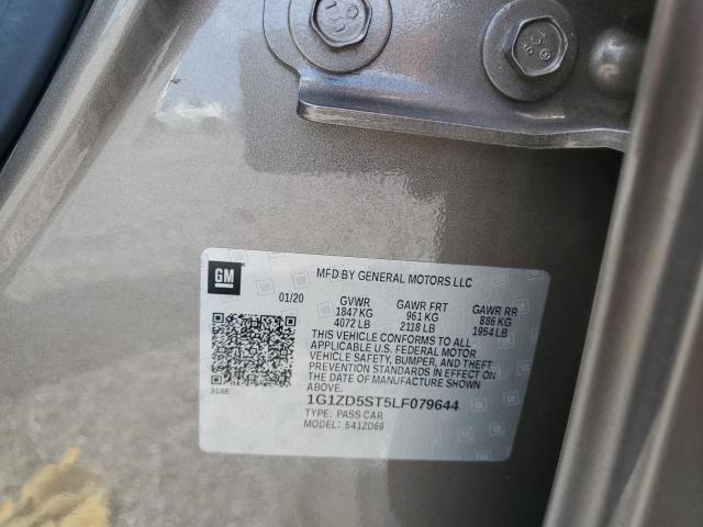 1G1ZD5ST5LF079644 - 2020 CHEVROLET MALIBU LT TAN photo 12