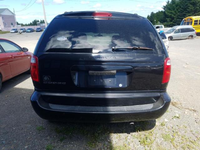 1D4GP25R87B197563 - 2007 DODGE CARAVAN SE BLACK photo 6